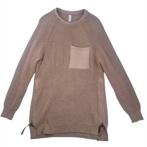 Varley‎ Matteson Knit Pullover Sweater Brown Size Small M